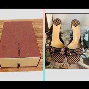 Authentic Louis Vuitton shoes heels women. Size 40